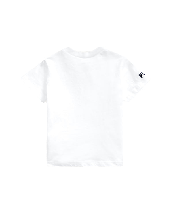 Polo Ralph Lauren Baby Polo Bear Cotton Jersey Tee White