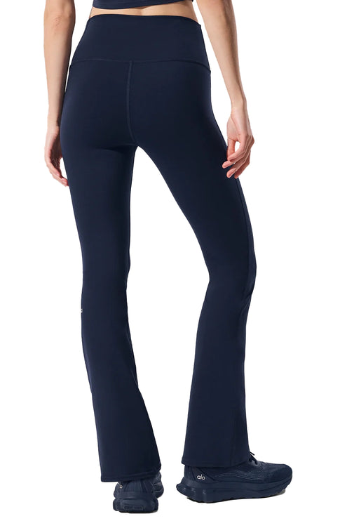 alo Women's Airbrush High-Waist 7/8 Bootcut Legging - Navy