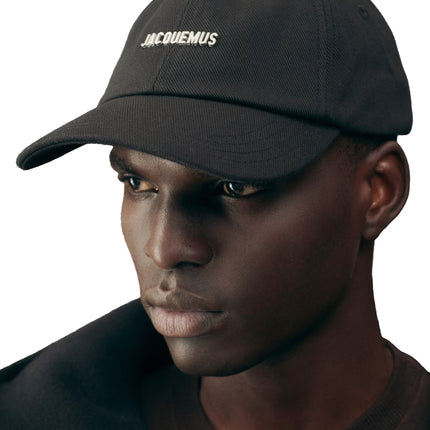 Jacquemus Unisex The Gadjo Cap Black