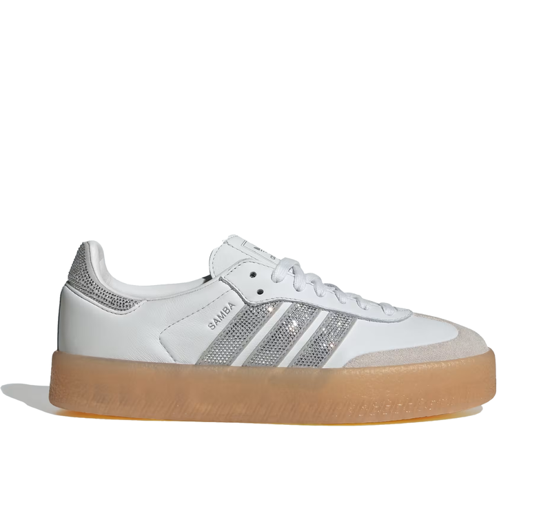 Adidas Women's Sambae W Shoes Crystal White / Silver Metallic / Gum