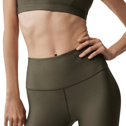 alo Women's 7/8 High-Waist Airlift Legging Olive Tree