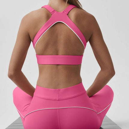 alo Women's Airlift Speedwork Bra Paradise Pink