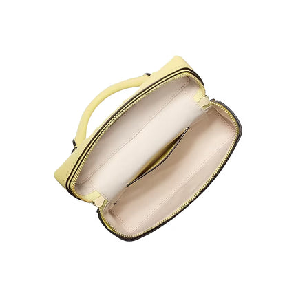 Michael Kors Women's Jana Extra-Small Leather Convertible Crossbody Bag Lemon/Gold