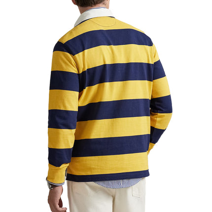 Polo Ralph Lauren Men's Classic Fit Polo Bear Rugby Shirt Newport Navy/Gold