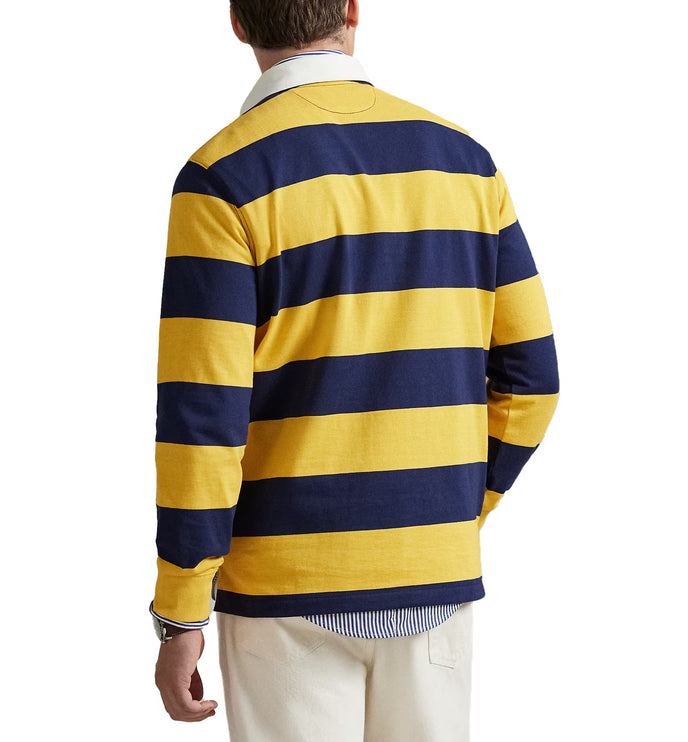 Polo Ralph Lauren Men's Classic Fit Polo Bear Rugby Shirt Newport Navy/Gold