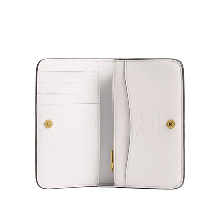 Coach Women's Disney X Coach Essential Slim Card Case With Sticker Print Brass/Chalk Multi