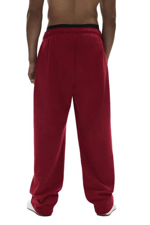 alo Men's Accolade Straight Leg Sweatpant Summer Romance Red