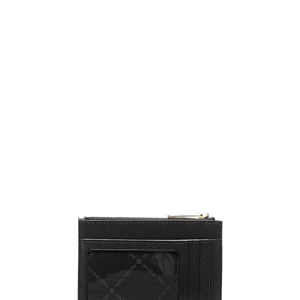 Michael Kors Women's Jet Set Travel Small Printed Houndstooth Print Coin Pouch Black/Camel