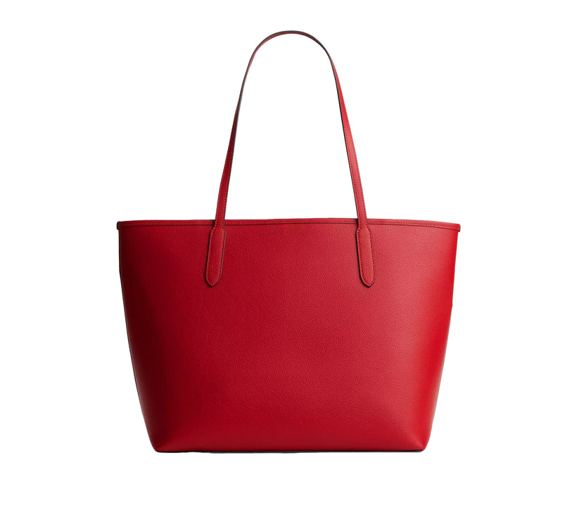 Coach Women's City Tote Bag Gold/Bright Cardinal