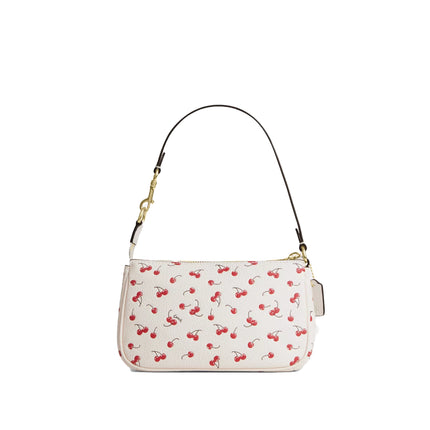 Coach Women's Nolita 19 With Cherry Print Gold/Chalk Multi