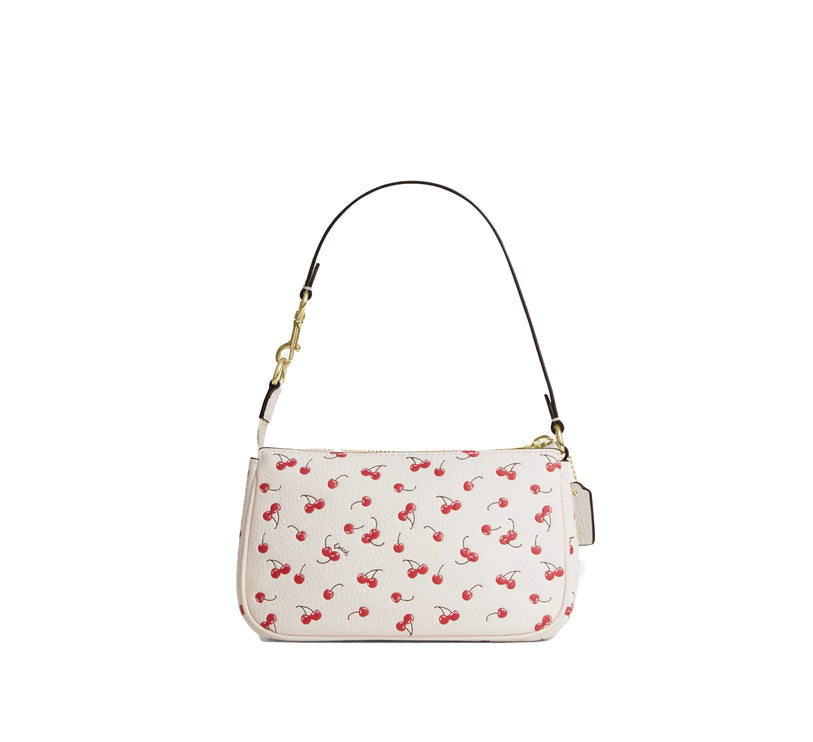 Coach Women's Nolita 19 With Cherry Print Gold/Chalk Multi