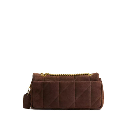 Coach Women's Tabby Shoulder Bag 26 With Quilting Brass/Dark Chocolate