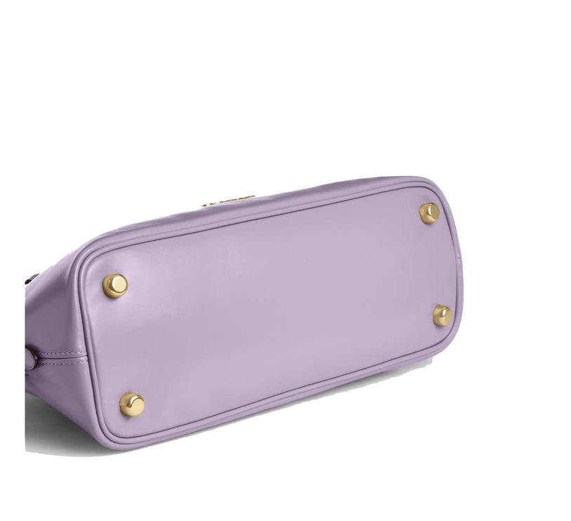 Coach Women's Lara Satchel Bag Gold/Lilac
