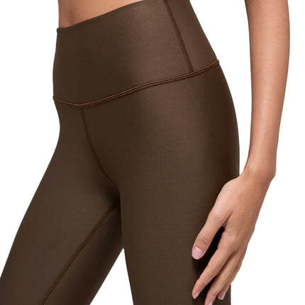 alo Women's Airlift Winter Warm High-Waist Legging - Espresso