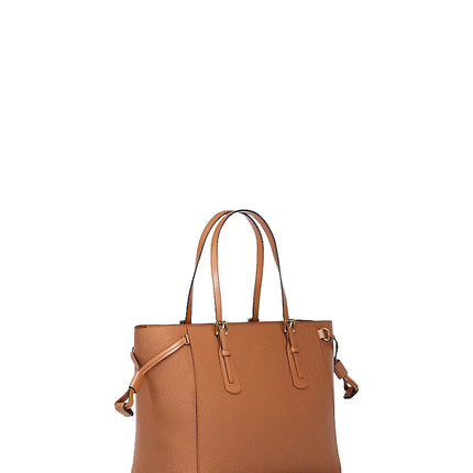 Michael Kors Women's Voyager Extra-Small Saffiano Leather Convertible Crossbody Bag Luggage/Gold