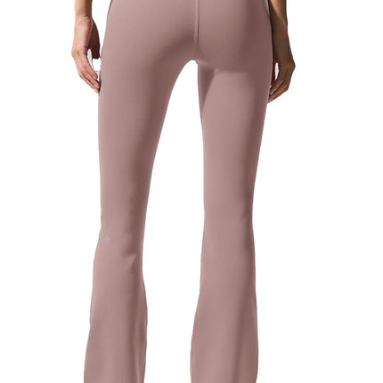 alo Women's Airbrush High-Waist 7/8 Bootcut Legging - Taupe