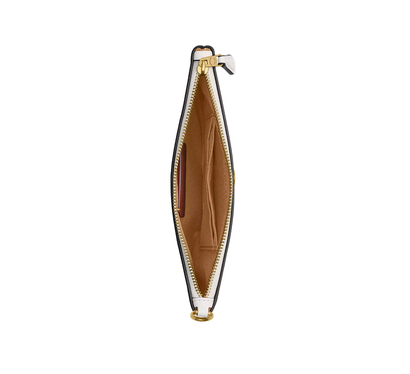 Coach Women's Disney X Coach Essential Small Wristlet With Sticker Print Brass/Chalk Multi