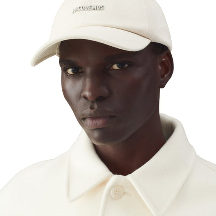 Jacquemus Unisex The Gadjo Cap Off-White