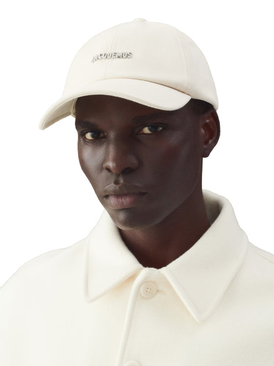Jacquemus Unisex The Gadjo Cap Off-White
