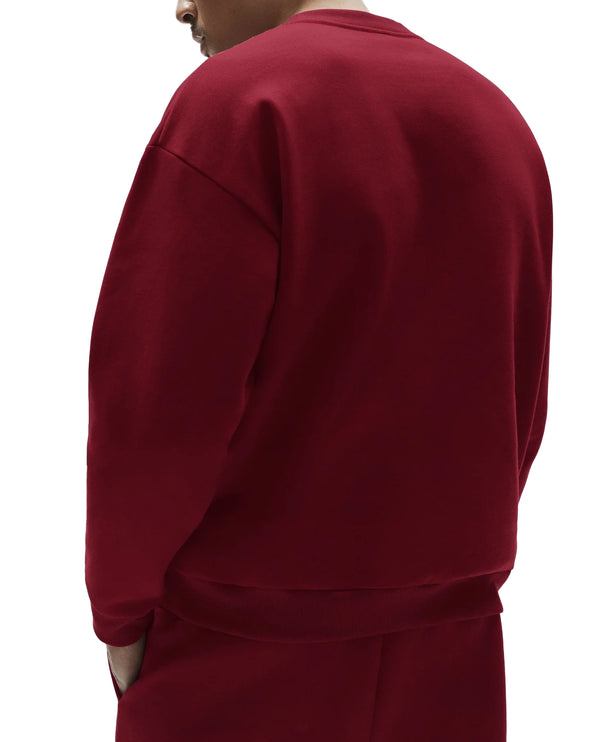 alo Men's Accolade Crew Neck Pullover Summer Romance Red