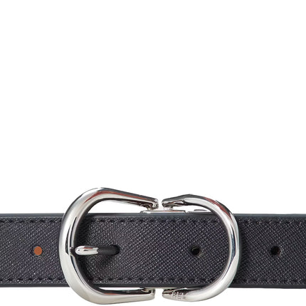 Polo Ralph Lauren Women's Reversible Crosshatch Leather Belt Black/Lauren Tan