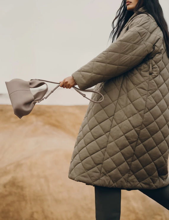 Polène Women's Numéro Neuf Mini Edition Textured Taupe
