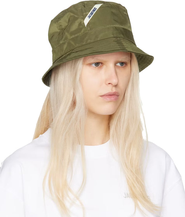 Jacquemus Unisex Le Bob Ovalie Bucket Hat Khaki