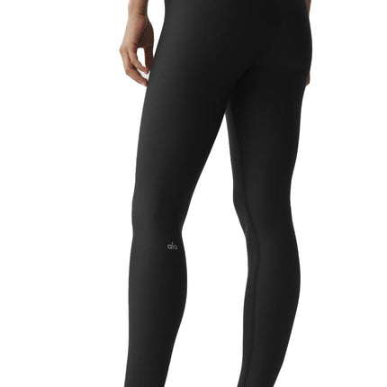 alo Women's Airlift Winter Warm High-Waist Legging - Black