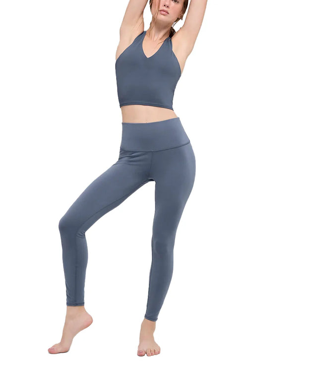 alo Women's 7/8 High-Waist Airbrush Legging Bluestone