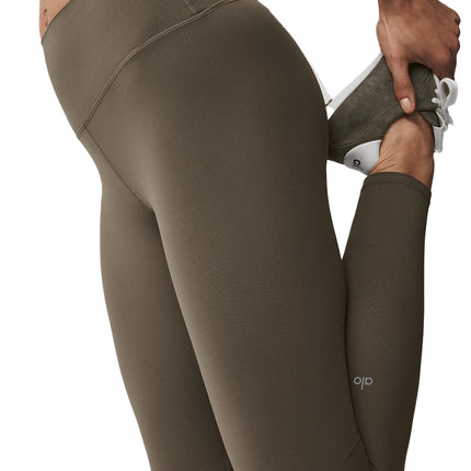 alo Women's Softsculpt High-Waist 7/8 Legging Olive Tree
