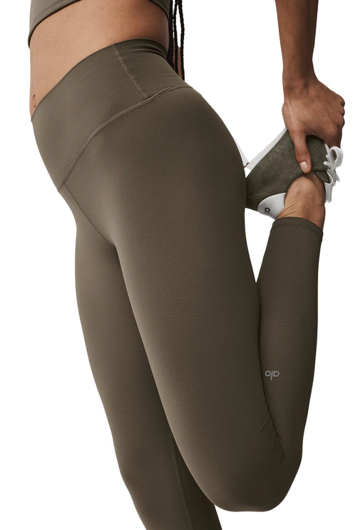alo Women's Softsculpt High-Waist 7/8 Legging Olive Tree