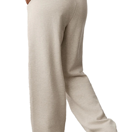 alo Women's Accolade Straight Leg Sweatpant - Oatmeal Heather