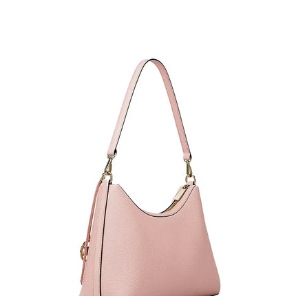 Michael Kors Women's Sammy Medium Pebbled Leather Convertible Shoulder Bag Powder Blush/Gold