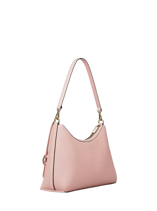 Michael Kors Women's Sammy Medium Pebbled Leather Convertible Shoulder Bag Powder Blush/Gold