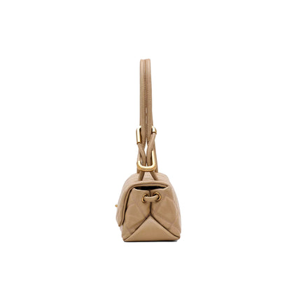 Marc Jacobs Women's The Quilted Mini Dual Shoulder Bag Camel
