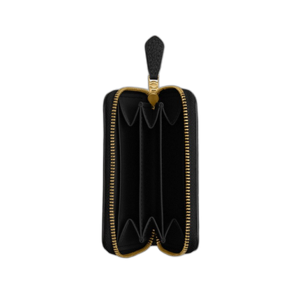 Coach Women's Essential Small Zip Around Card Case Brass/Black