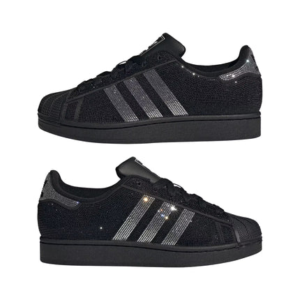 Adidas Superstar II Shoes Core Black/Silver Metallic/Off White