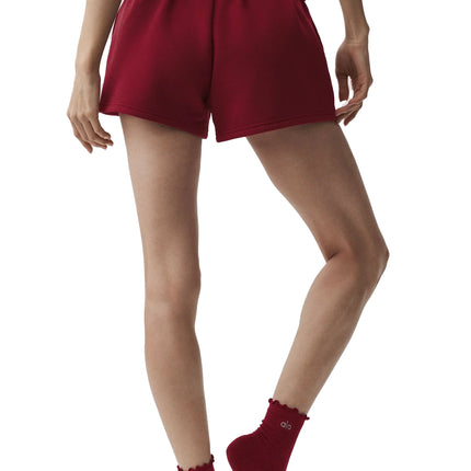 alo Women's Accolade Short Summer Romance Red