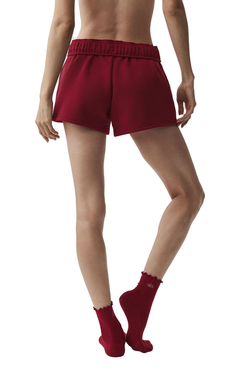 alo Women's Accolade Short Summer Romance Red
