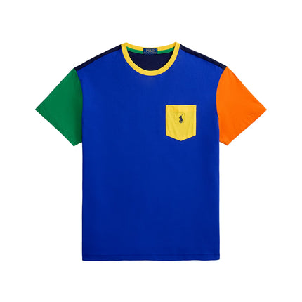 Polo Ralph Lauren Men's Classic Fit Jersey Pocket T-Shirt Pacific Royal Multi