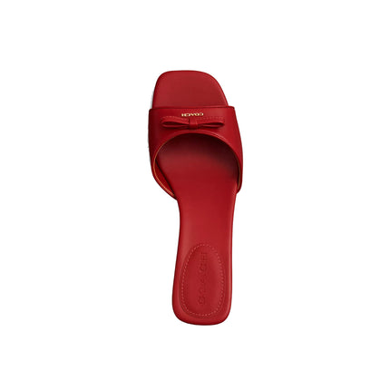 Coach Women's Bow Kitten Heel Sandal Poppy