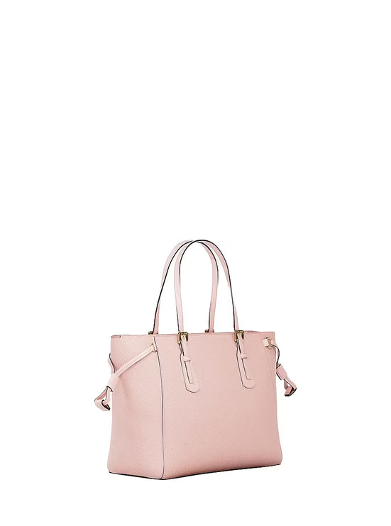 Michael Kors Women's Voyager Extra-Small Saffiano Leather Convertible Crossbody Bag Powder Blush/Gold