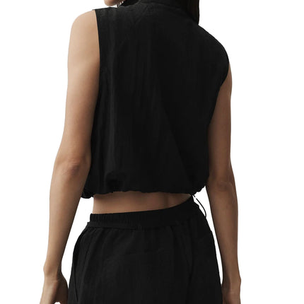 alo Women's Ripstop Electric Vest Black
