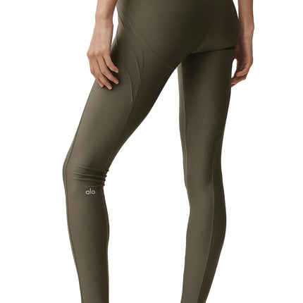 alo Women's Airlift High-Waist Evolve Legging Olive Tree