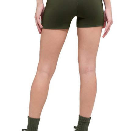 alo Women's 3" Softsculpt High-Waist Precision Short Green Olive