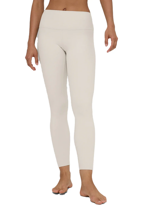 alo Women's Alosoft High-Waist 7/8 Highlight Legging Bone
