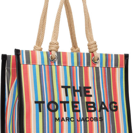 Marc Jacobs Women's The Stripe Large Tote Bag Red Multi
