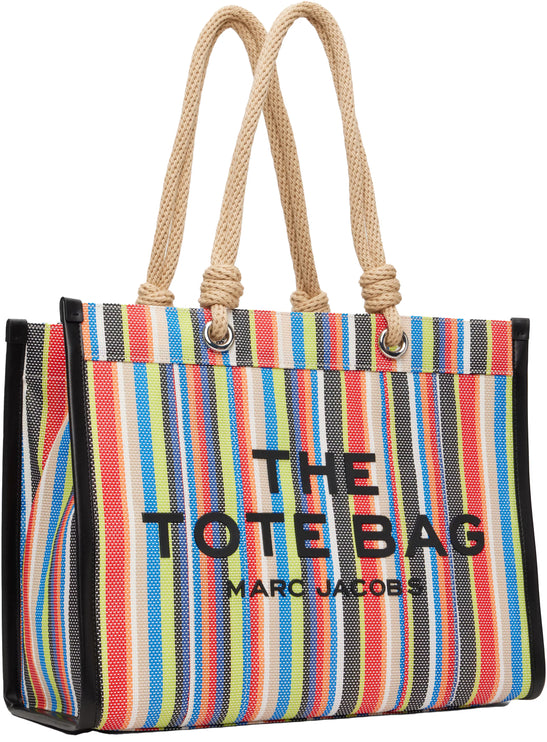 Marc Jacobs Women's The Stripe Large Tote Bag Red Multi