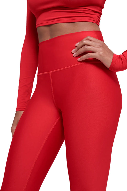 alo Women's 7/8 High-Waist Airlift Legging Bright Red