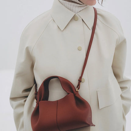 Polène Women's Numéro Neuf Mini Edition Textured Red Clay